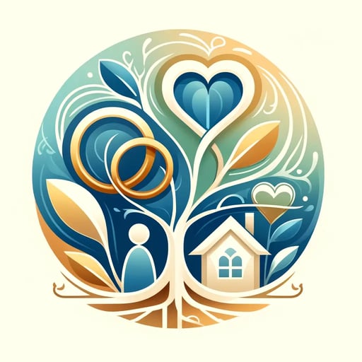 DALL·E 2024-11-29 00.47.29 - A symbolic representation of Marriage and Family Enrichment, featuring abstract elements such as intertwined rings or hearts symbolizing love and unit DALL·E 2024-11-29 00.47.29 - A symbolic representation of Marriage and Family Enrichment, featuring abstract elements such as intertwined rings or hearts symbolizing love and unit